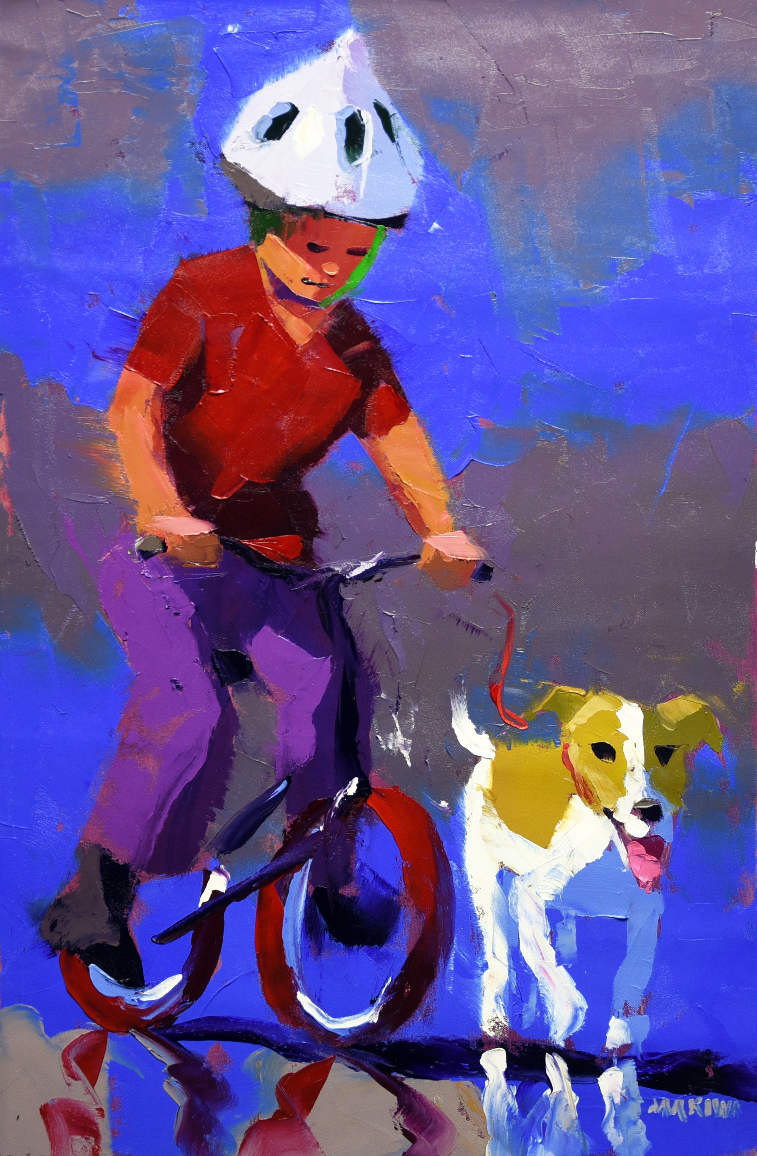 Trail Buddies 36x55cm Oil On Canvas