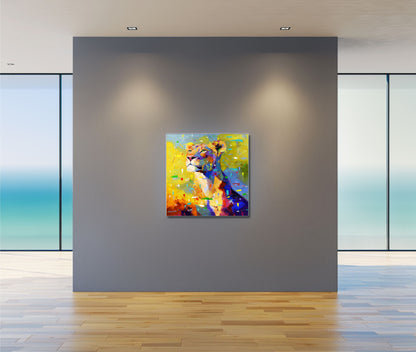 Queen of Light 80x80cm Oil On Canvas