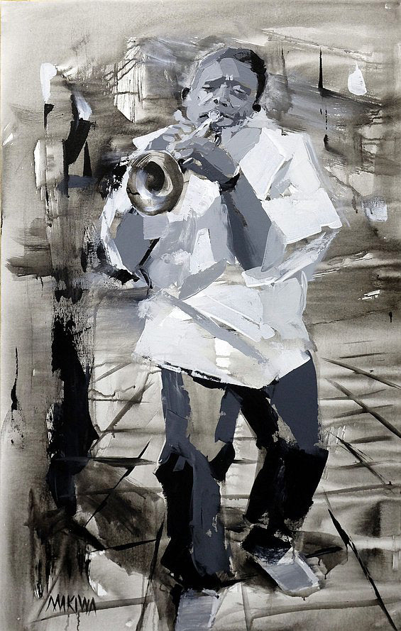Where the Music Lives 110x70cm Acrylic On Canvas