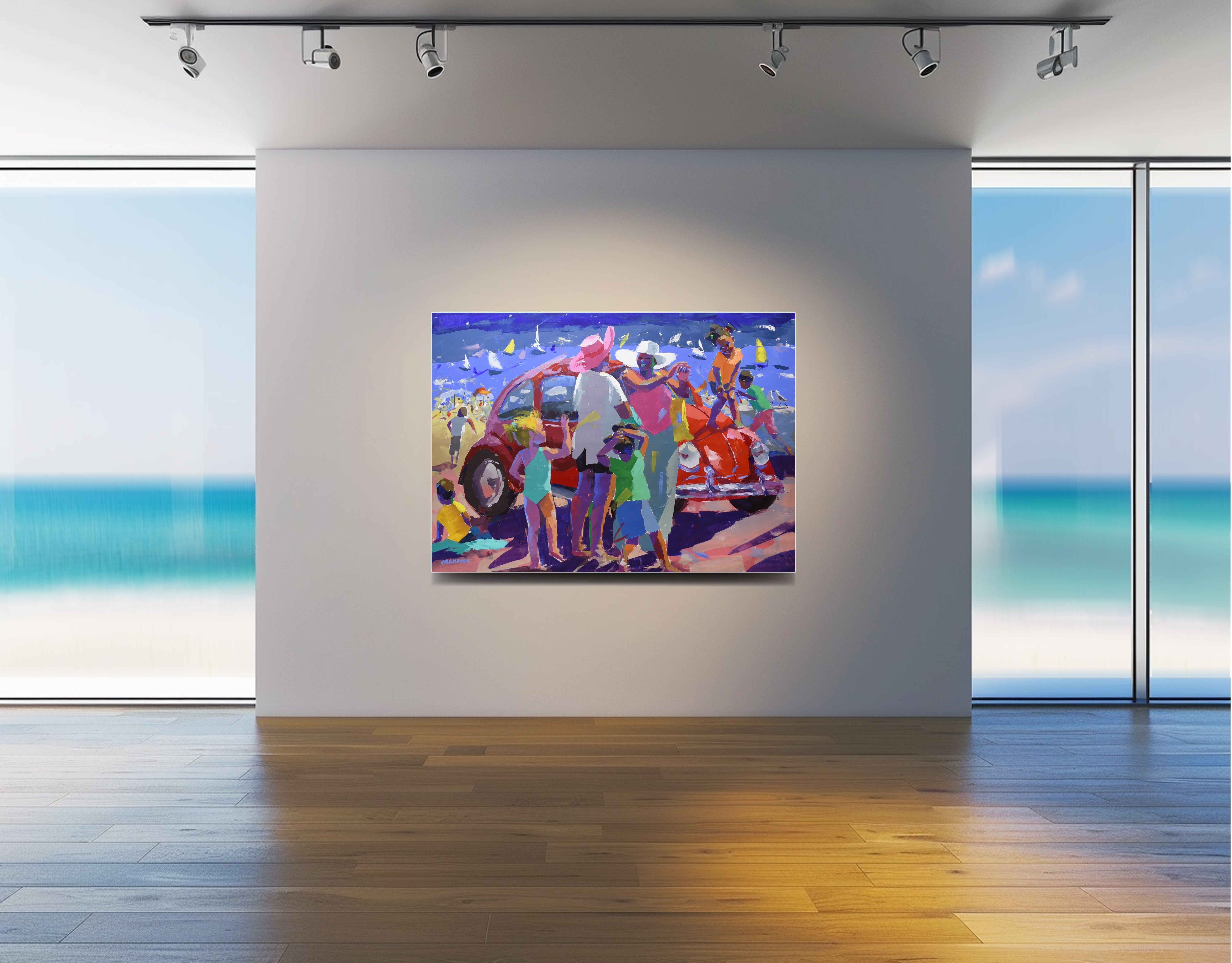 Let's Go! 100x140cm Acrylic On Canvas
