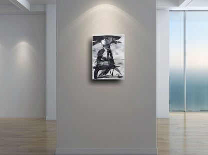 Saturday Afternon 50x35cm Acrylic On Canvas