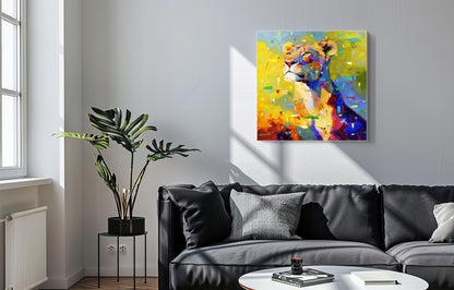 Queen of Light 80x80cm Oil On Canvas