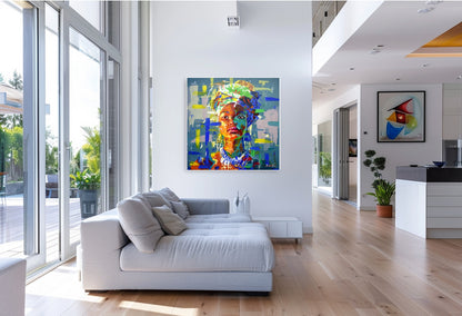 African Dream 1  120x120cm  Acrylic on Canvas