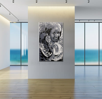 African Queen 140x85cm Acrylic on Canvas