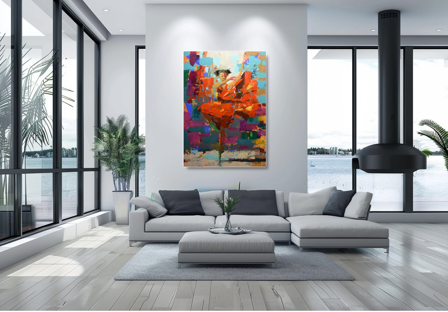 The Dancer 140x100cm Acrylic on Canvas