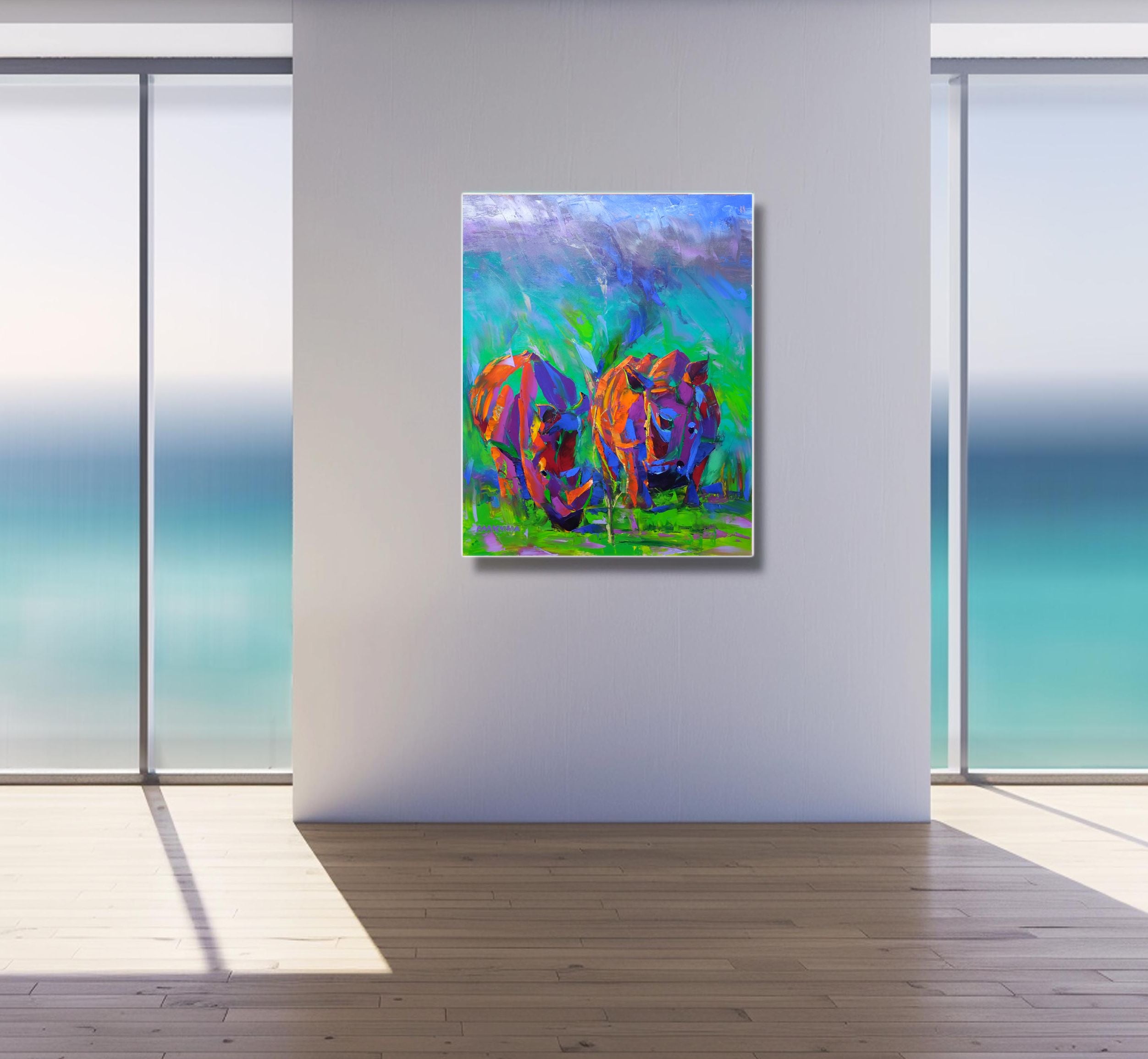 Silent Companions 100x80cm Oil On Canvas