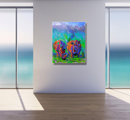 Silent Companions 100x80cm Oil On Canvas