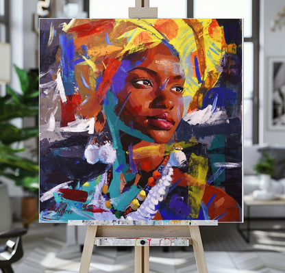 Umbono -The Vision 100x100 acrylic On Canvas