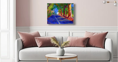 The Way Home 56x71cm  Oil on Canvas