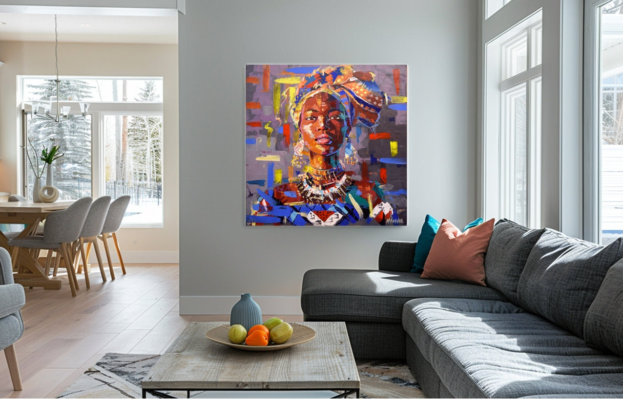 African Dream 2 120x120cm  Acrylic on Canvas