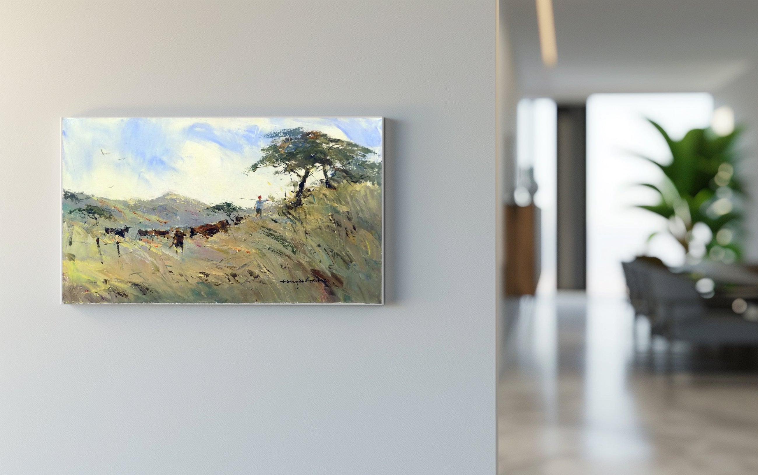 Highveld Herd 35x60cm