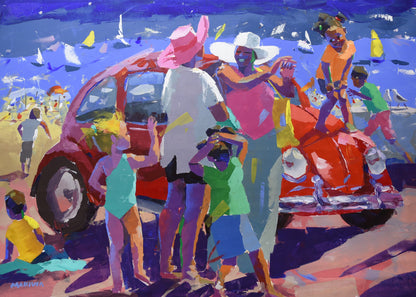 Let's Go! 100x140cm Acrylic On Canvas