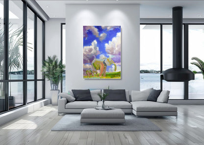 Under the Same Sky  140x100cm Oil On Canvas