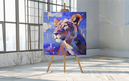 Horizon Seeker 120x120cm Acrylic on Canvas