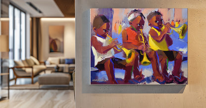 Brass Beginnings 56x71cm Oil On Canvas