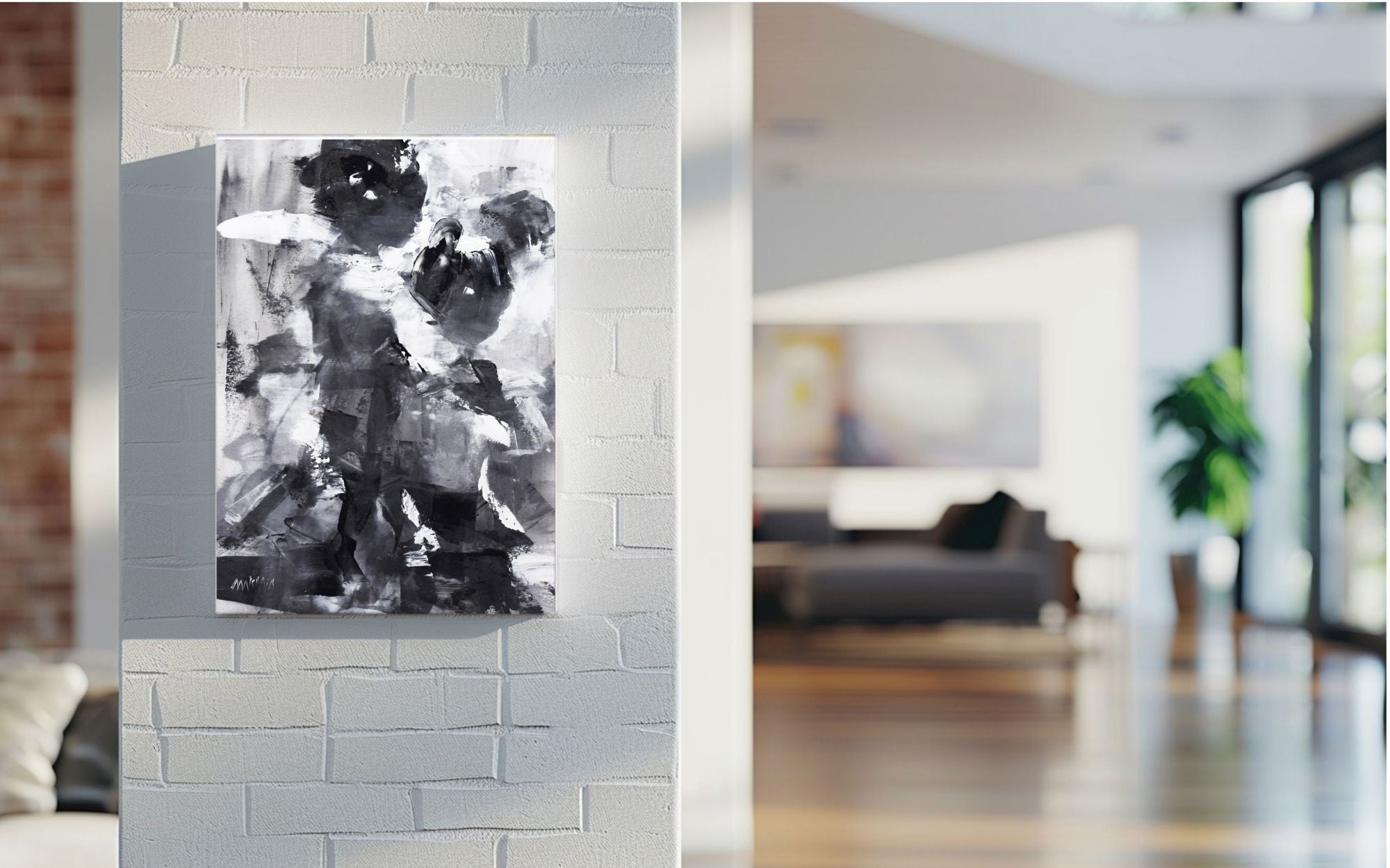 Stay With Me 50x35cm Acrylic On Canvas