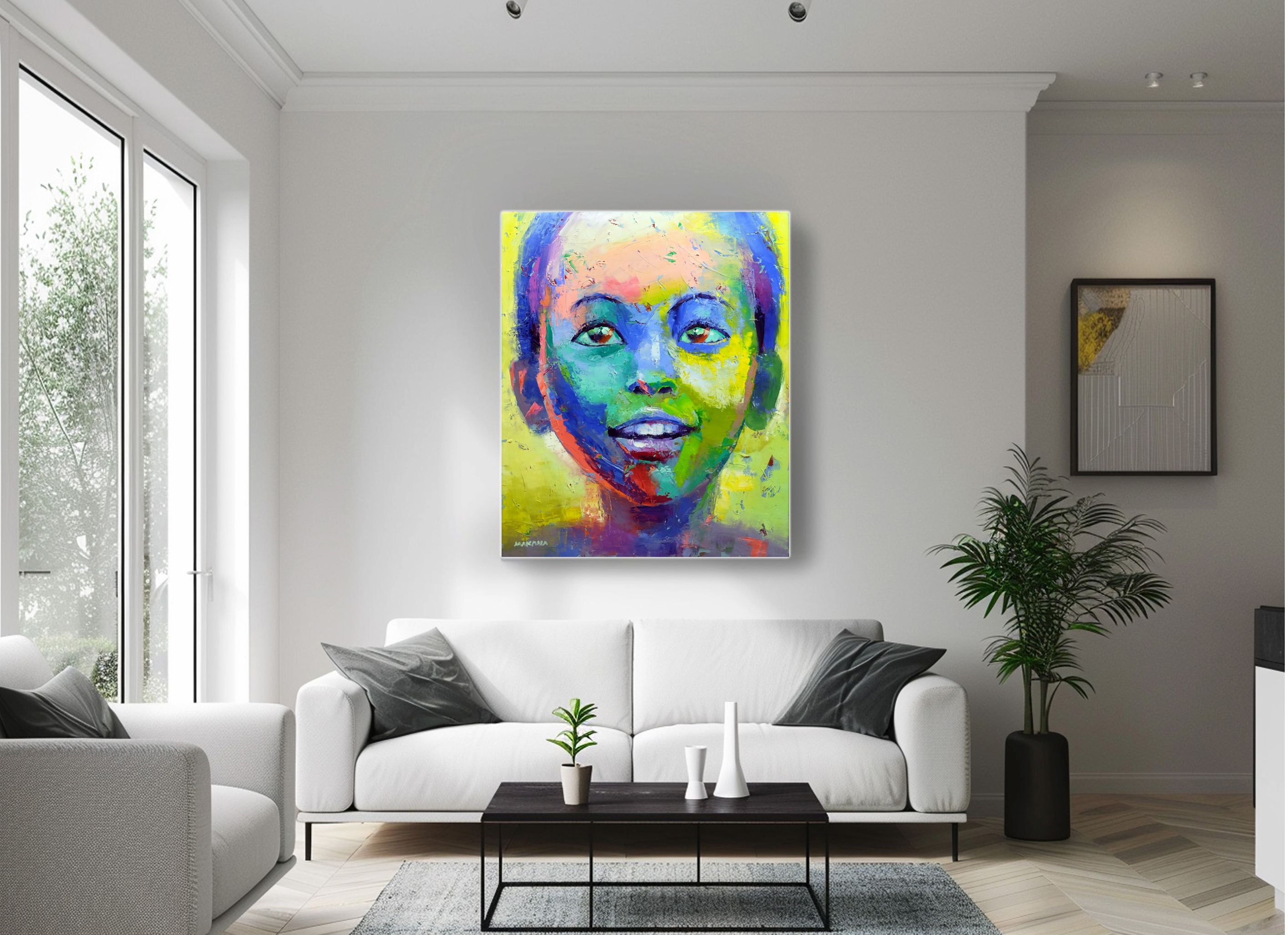 Anticipation 120x100cm Oil On Canvas