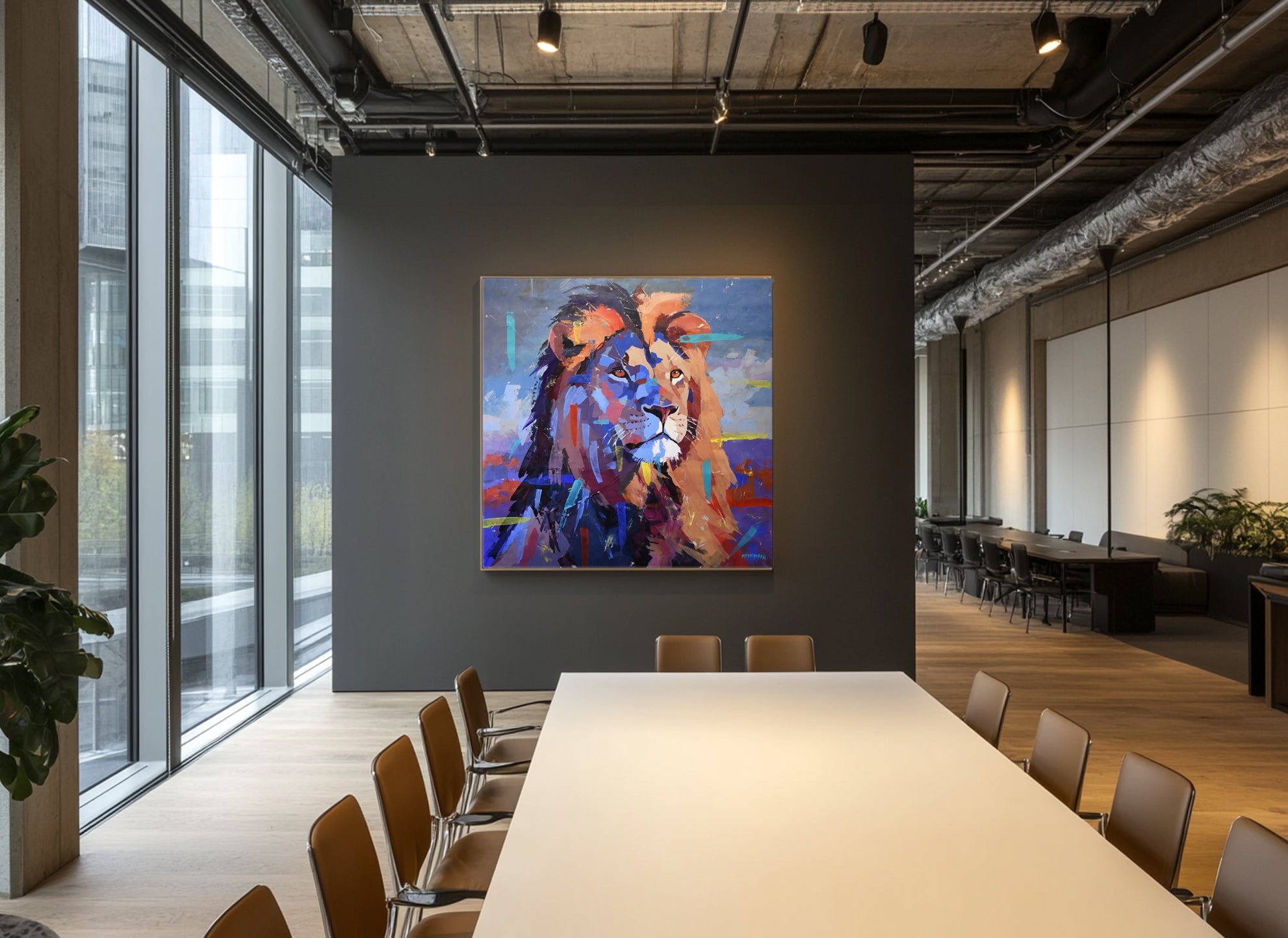 Dawn Watchman 140x140cm Acrylic on Canvas