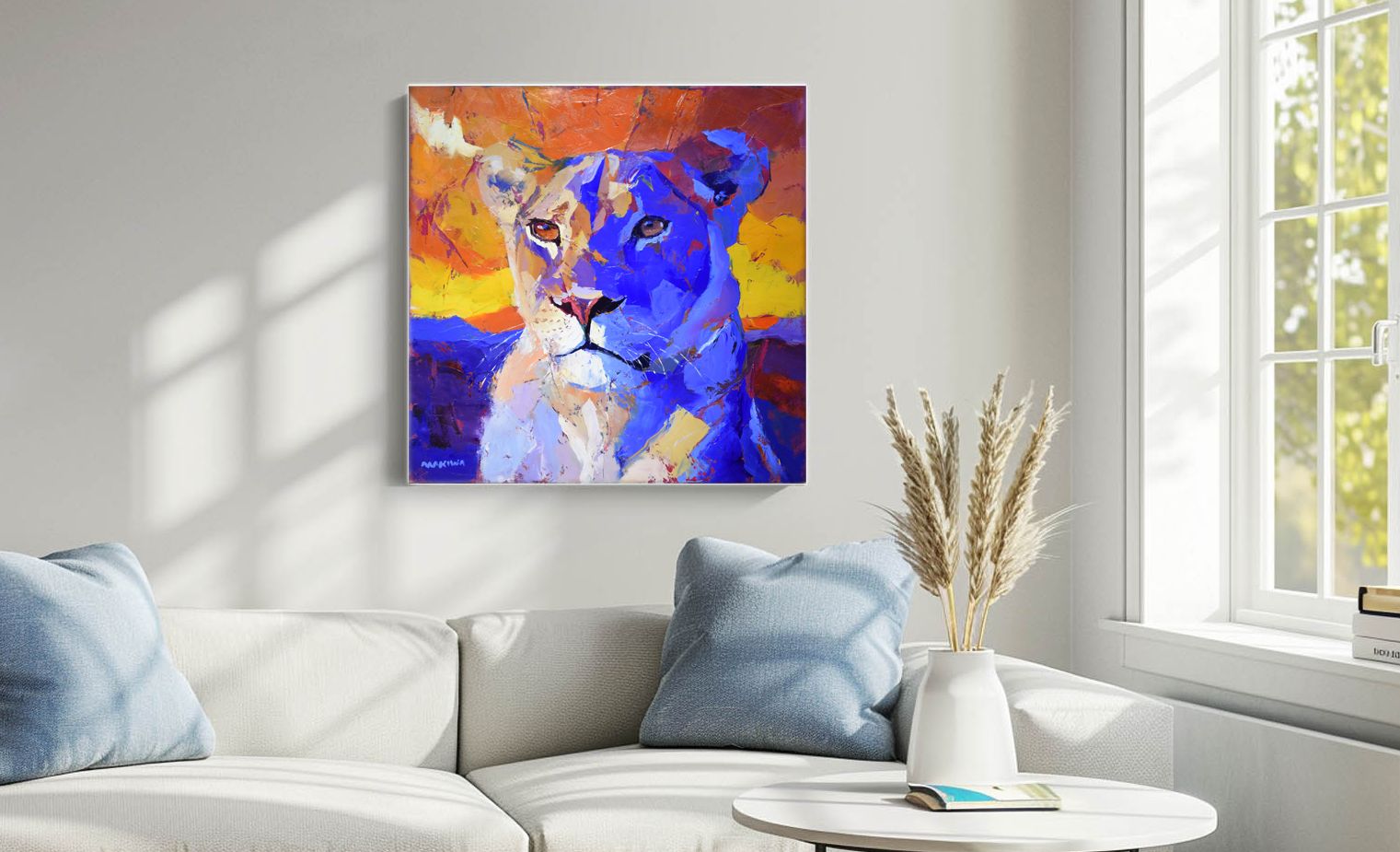 Quiet Strength 70x70cm Oil On Canvas