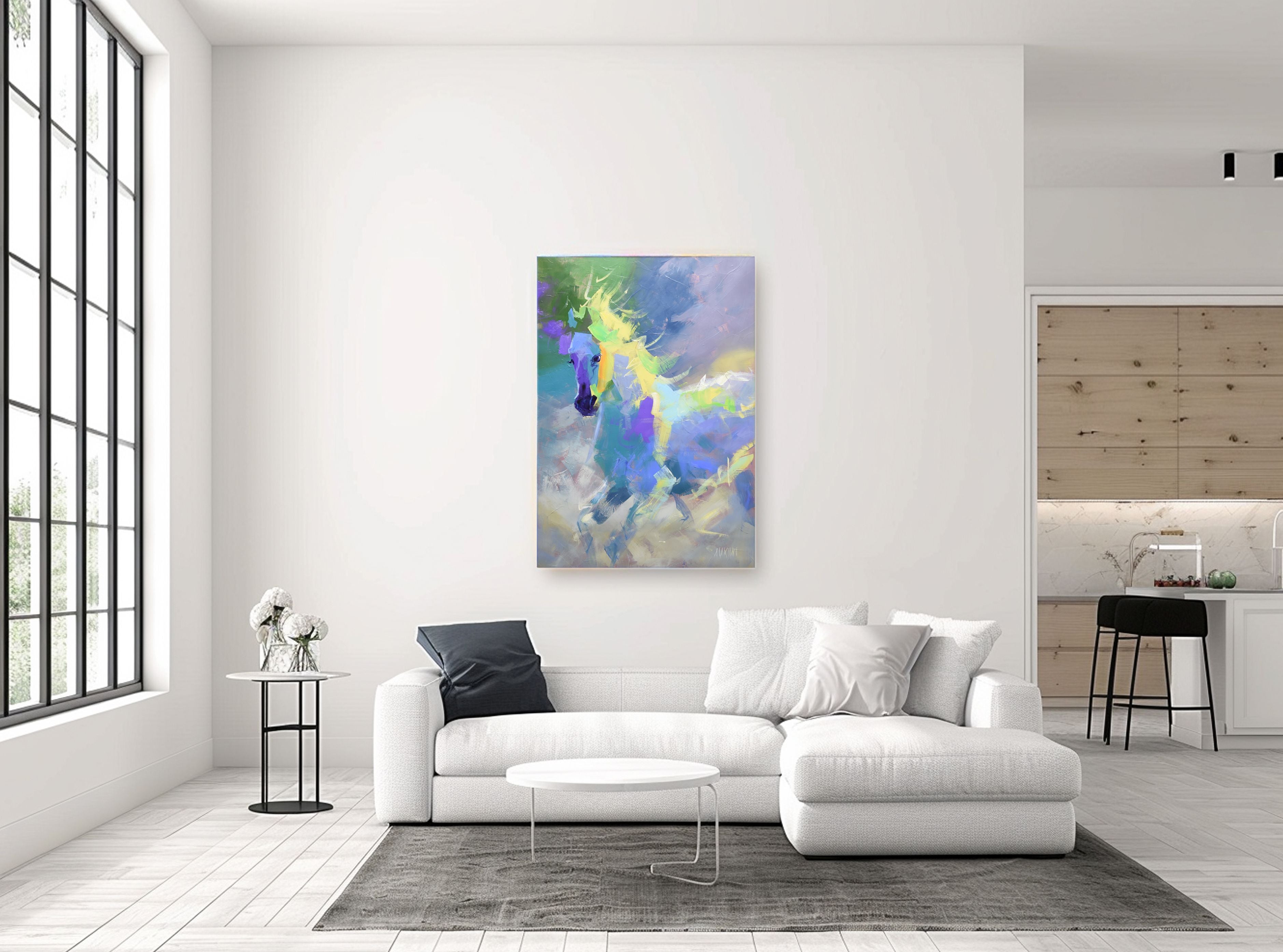 The Untamed Light 100x70cm Acrylic On Canvas