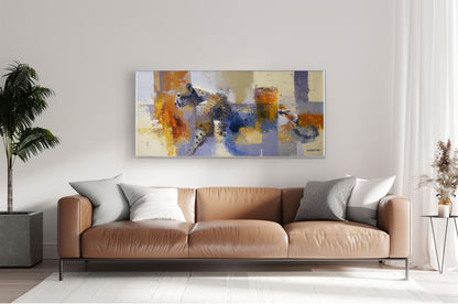 Silent Velocity 60x130cm Oil On Canvas