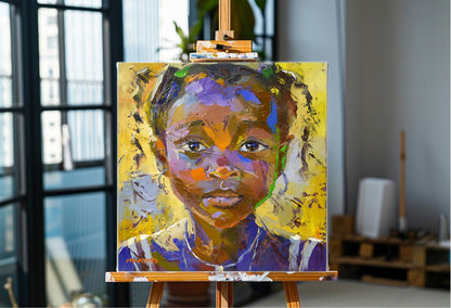 Solace 55x55cm Oil On Canvas