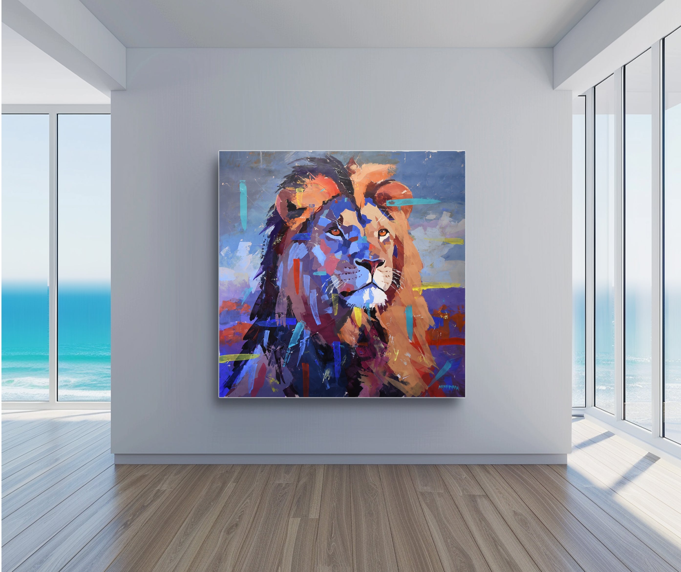 Dawn Watchman 140x140cm Acrylic on Canvas