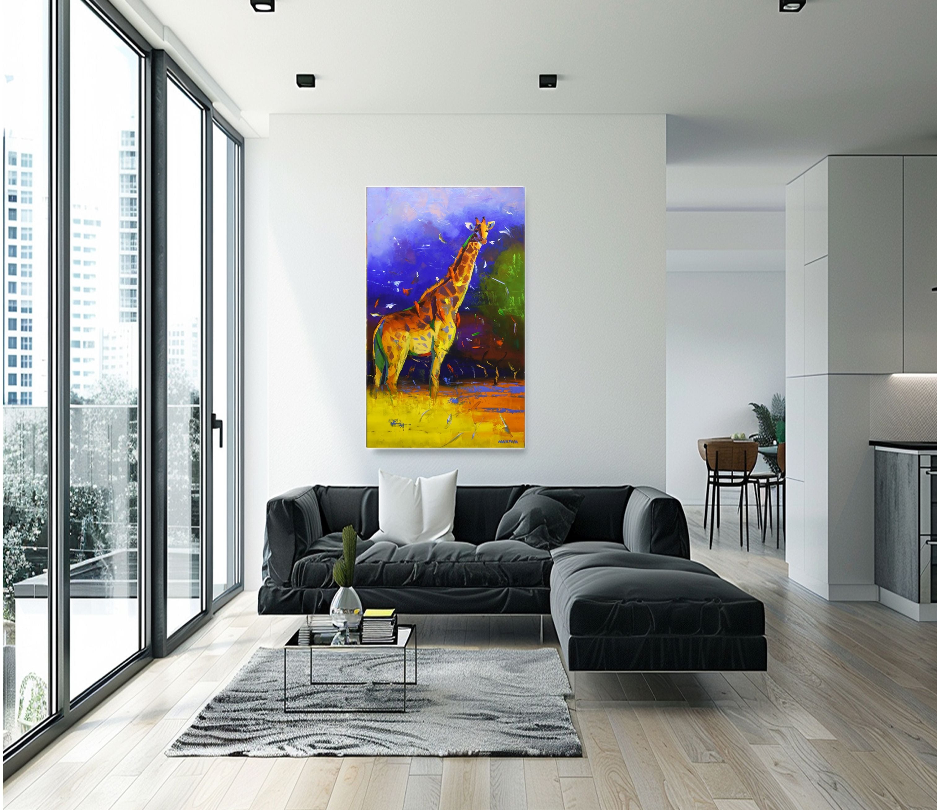 Among the Falling Leaves 140x85cm Oil On Canvas