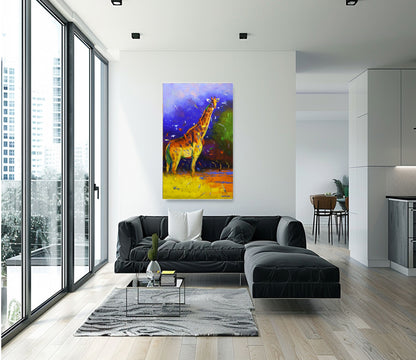 Among the Falling Leaves 140x85cm Oil On Canvas