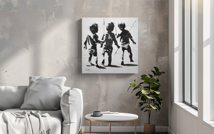 The Expedition 55x55cm Acrylic On Canvas