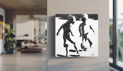 Street Champions  55x55cm Acrylic On Canvas