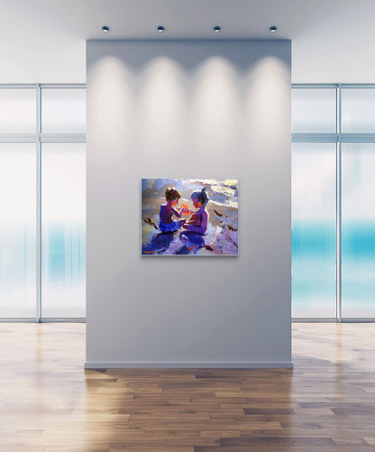 Shared Wonder 56x71cm Oil On Canvas