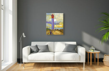 Dawn at the Lighthouse 71x56cm  Oil on Canvas