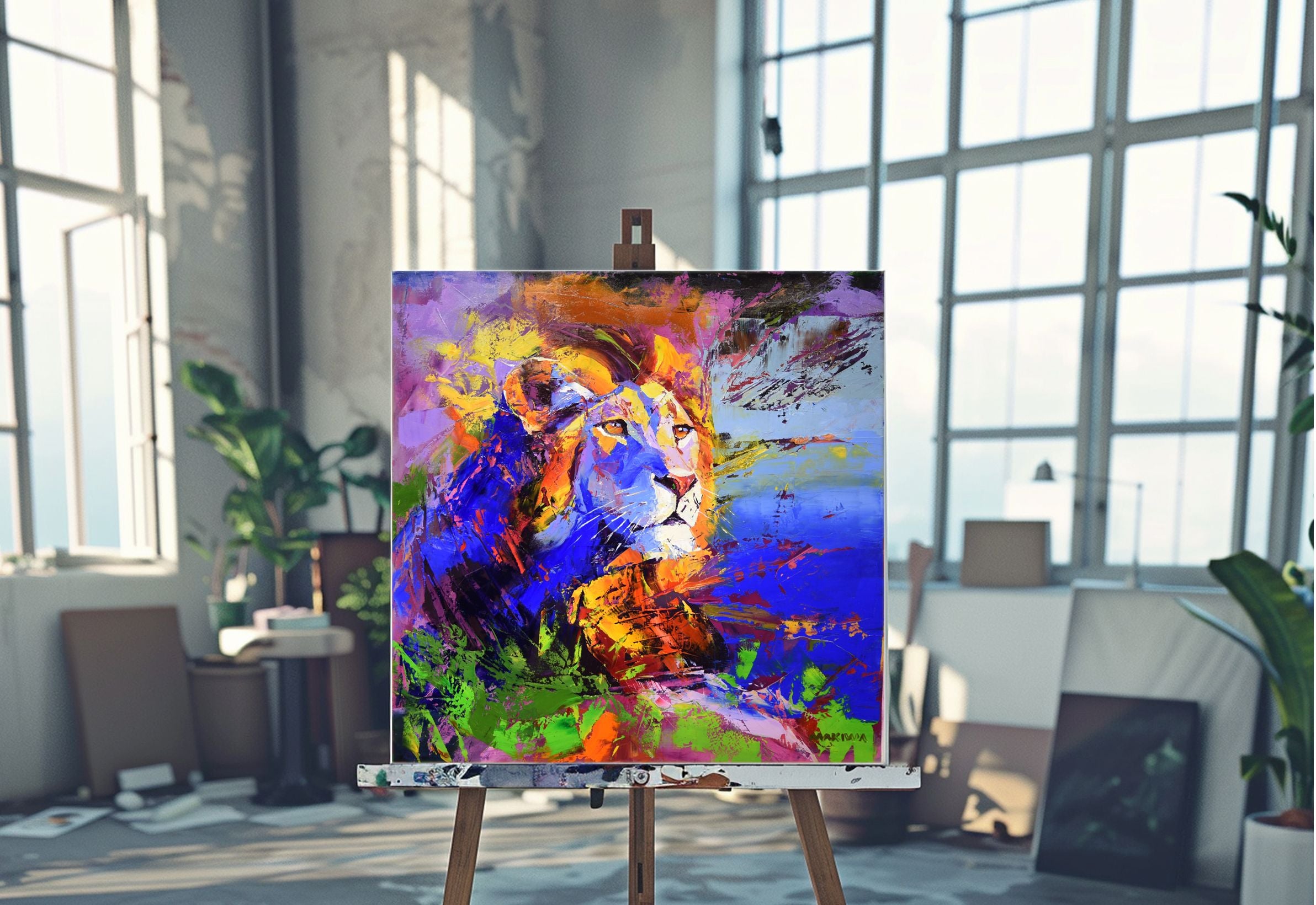 The Land Remembers His Name 80x80cm Oil On Canvas