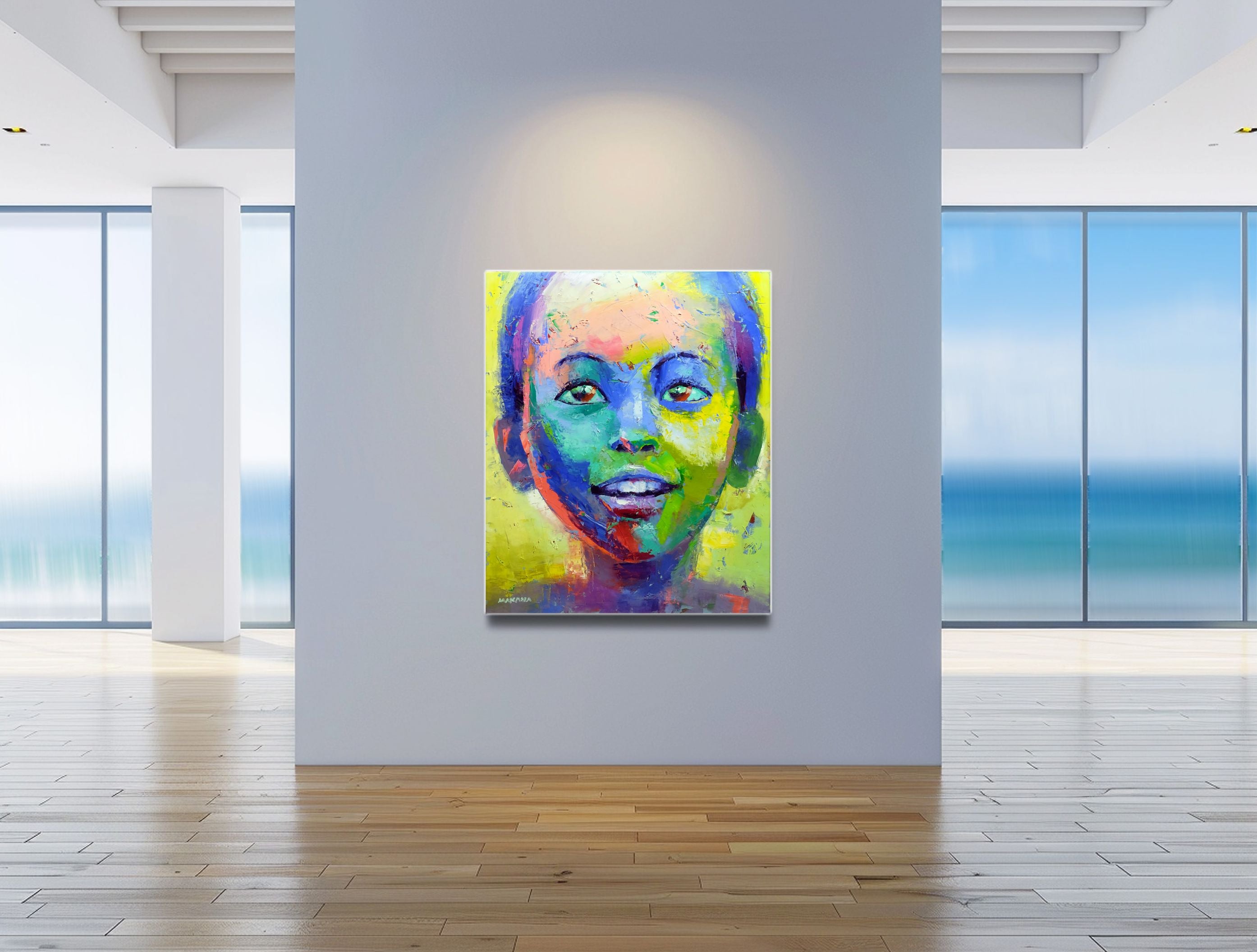 Anticipation 120x100cm Oil On Canvas