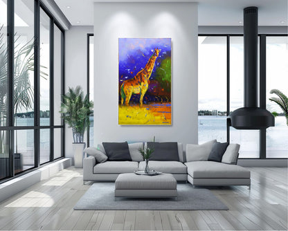 Among the Falling Leaves 140x85cm Oil On Canvas