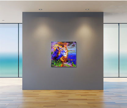 The Land Remembers His Name 80x80cm Oil On Canvas