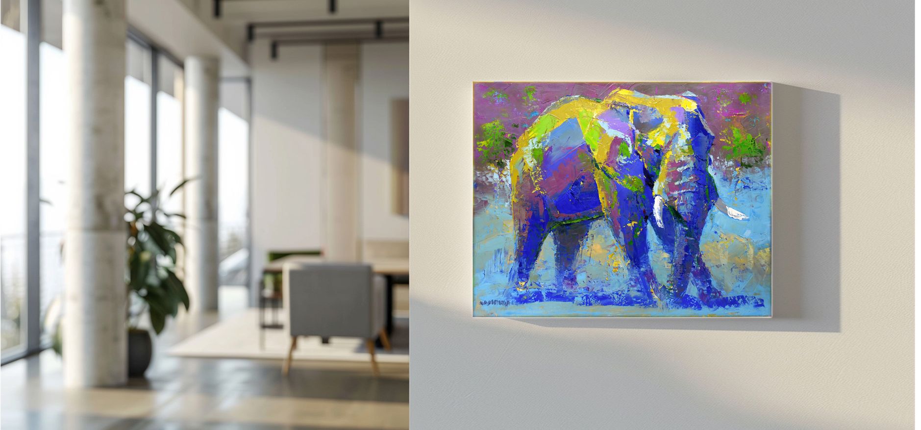 Where the Earth Breathes Slowly 56x71cm Oil On Canvas