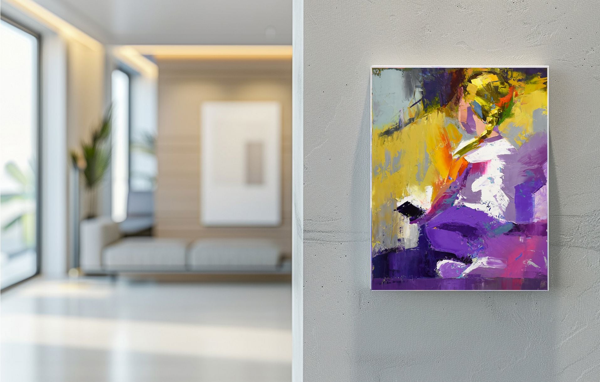 Reading 62x50cm Oil on Canvas