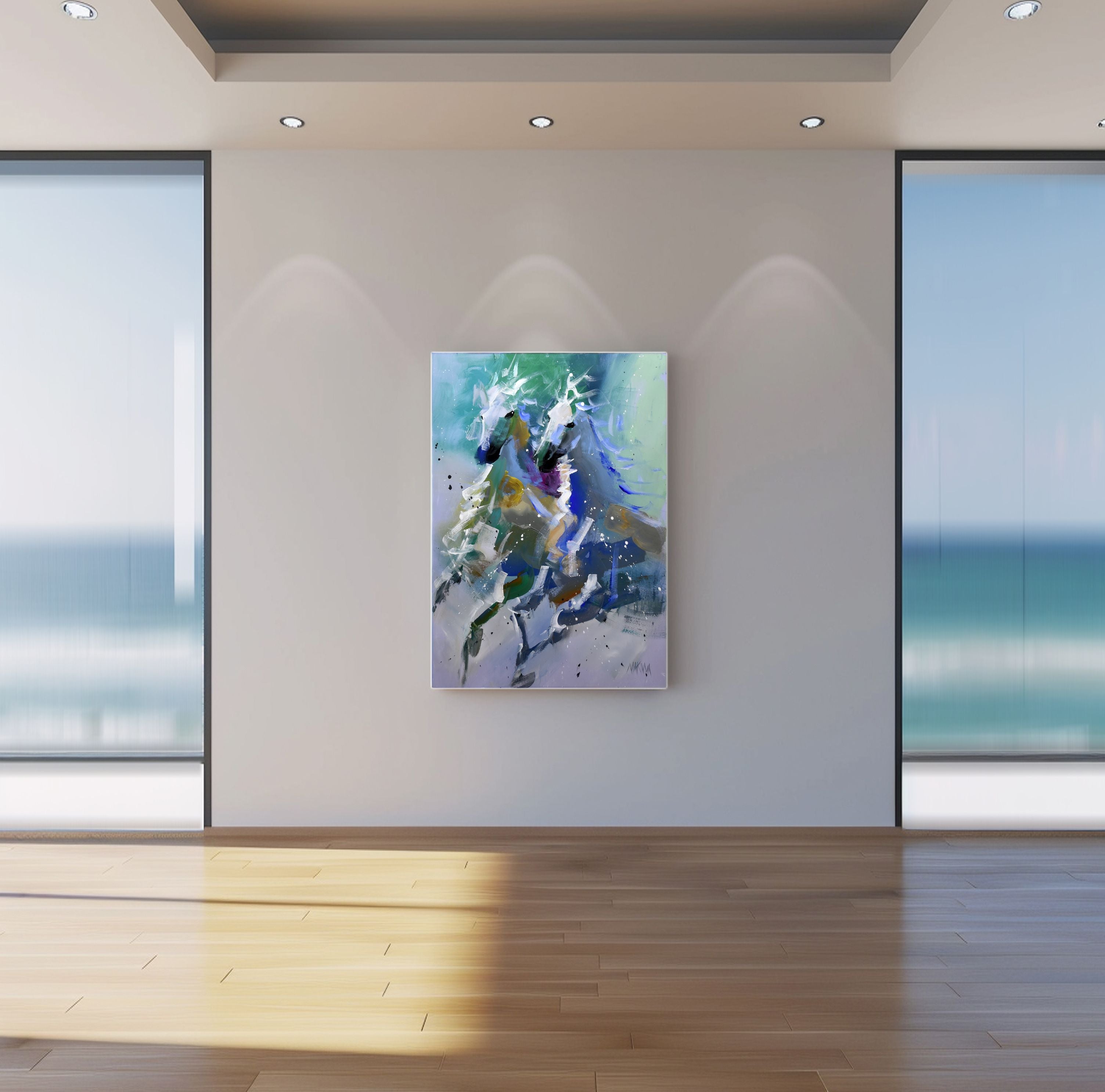 Storm Riders 100x70cm Acryic On Canvas