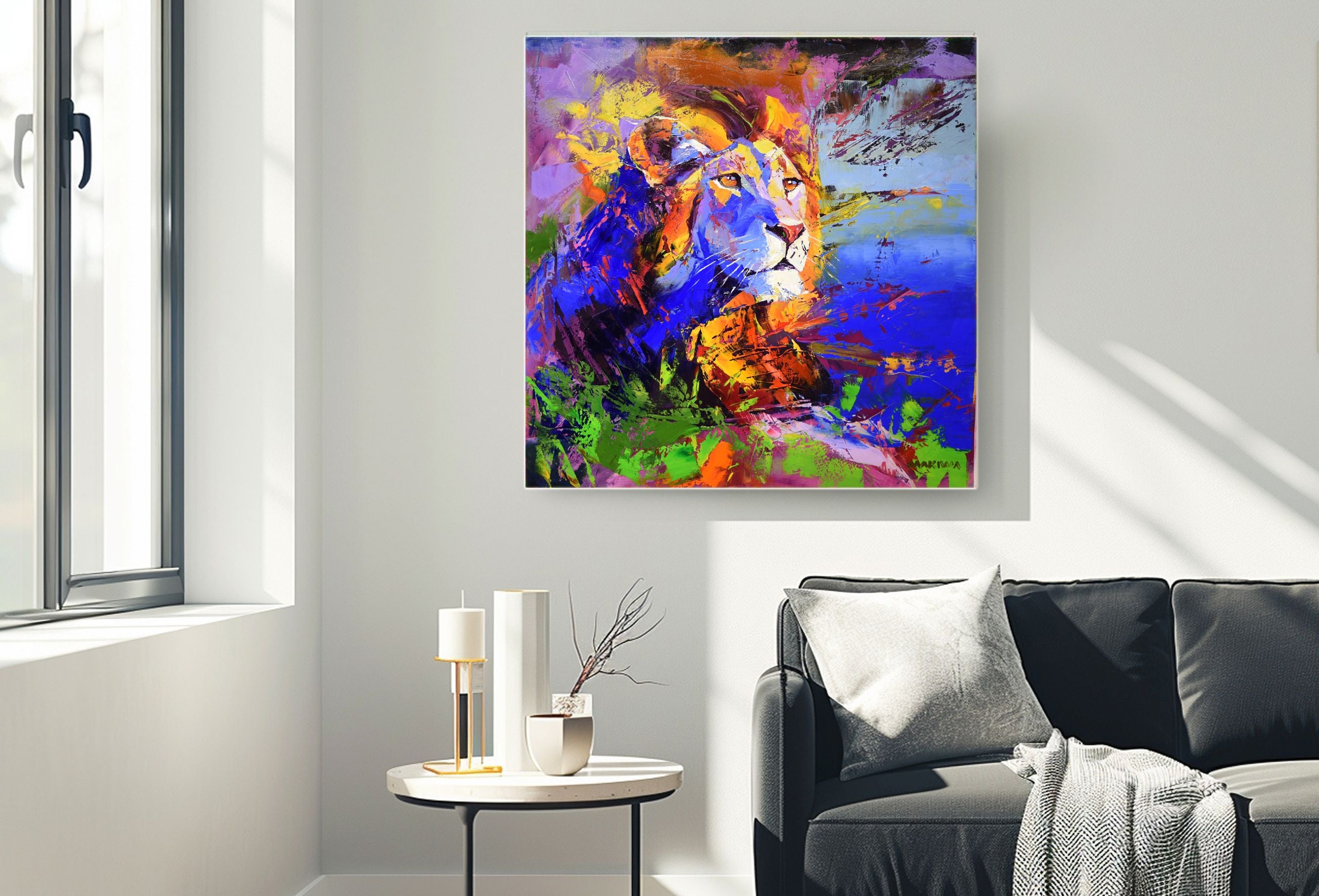 The Land Remembers His Name 80x80cm Oil On Canvas