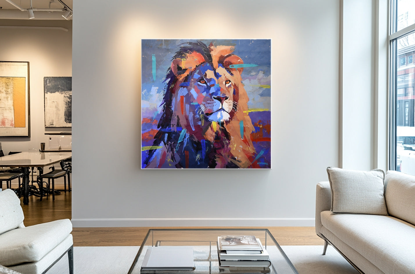 Dawn Watchman 140x140cm Acrylic on Canvas