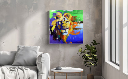 Emerald Horizon 65x65cm Acrylic On Canvas