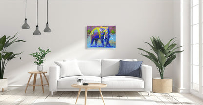 Where the Earth Breathes Slowly 56x71cm Oil On Canvas