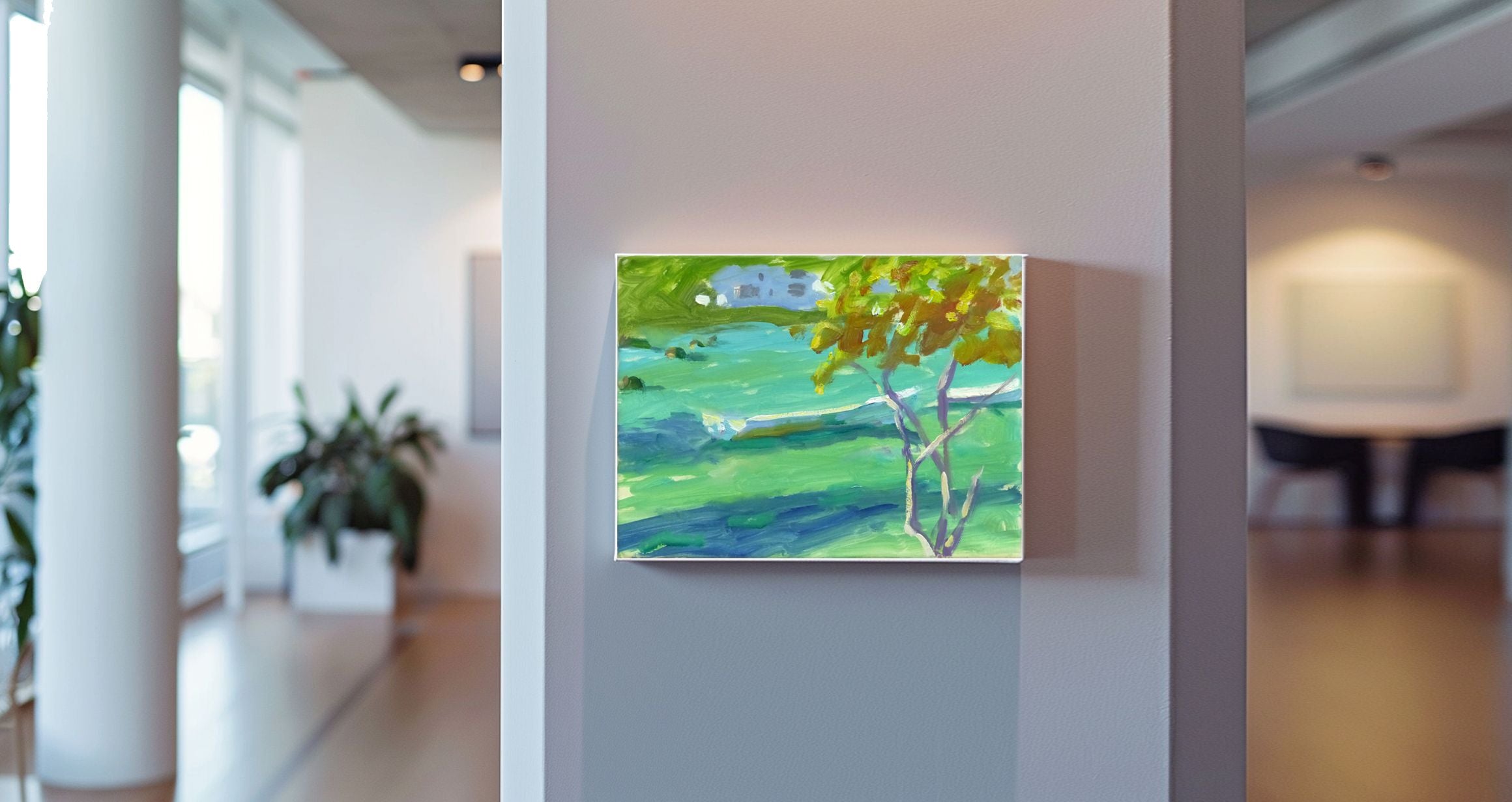 Green Silence 30x40cm Oil on Canvas