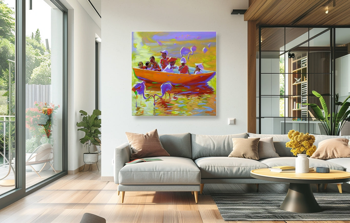 The Red Boat 120x120cm R105 000.jpg