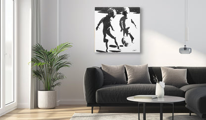 Street Champions  55x55cm Acrylic On Canvas