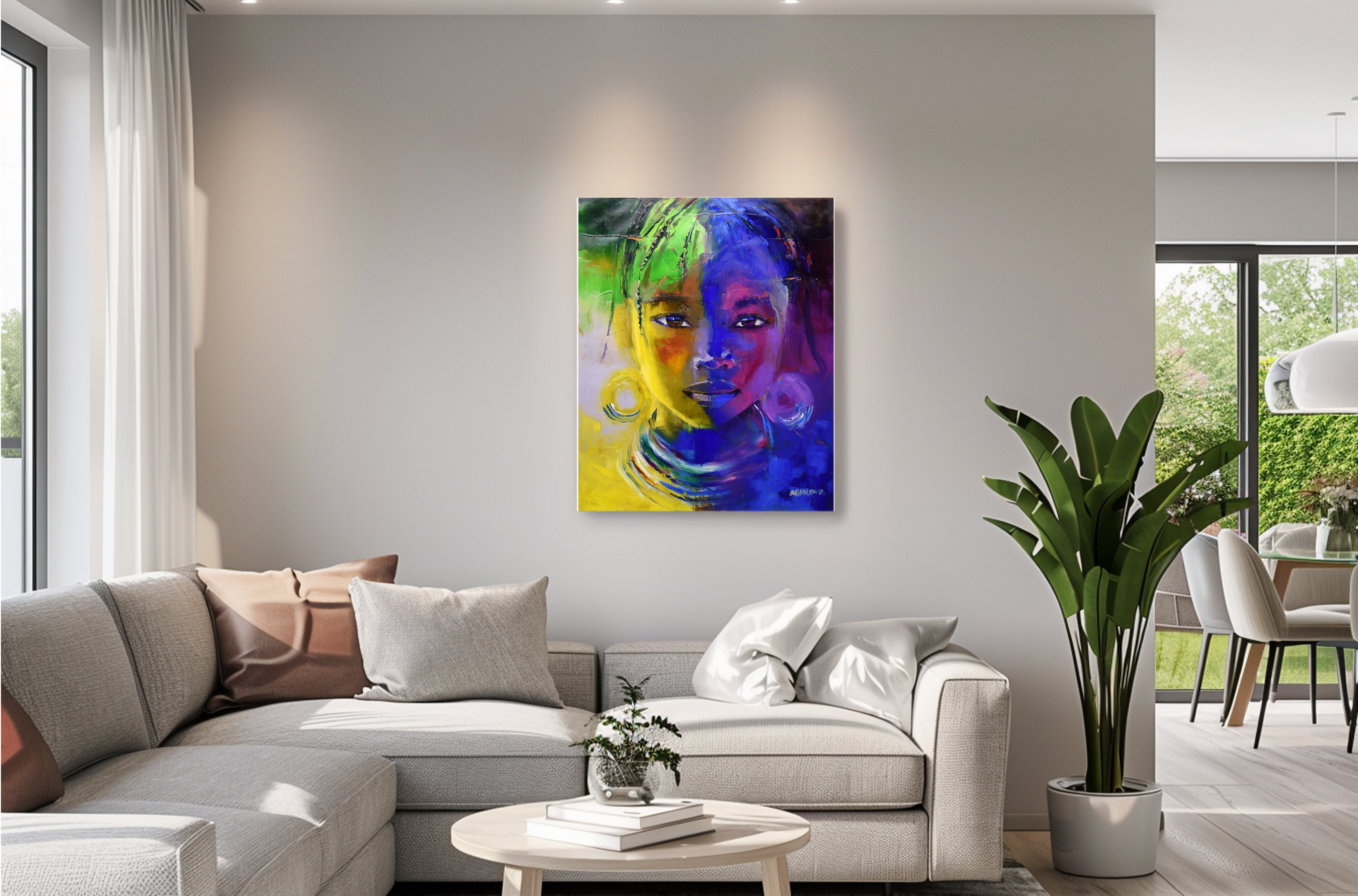 Unshaken 80x65cm Oil On Canvas
