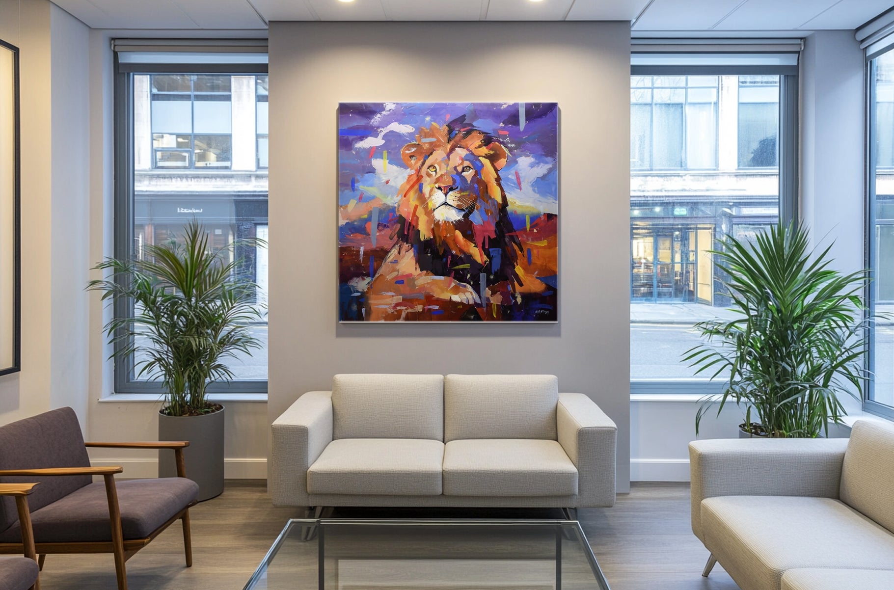 Skyward Reverie 140x140cm Acrylic on Canvas
