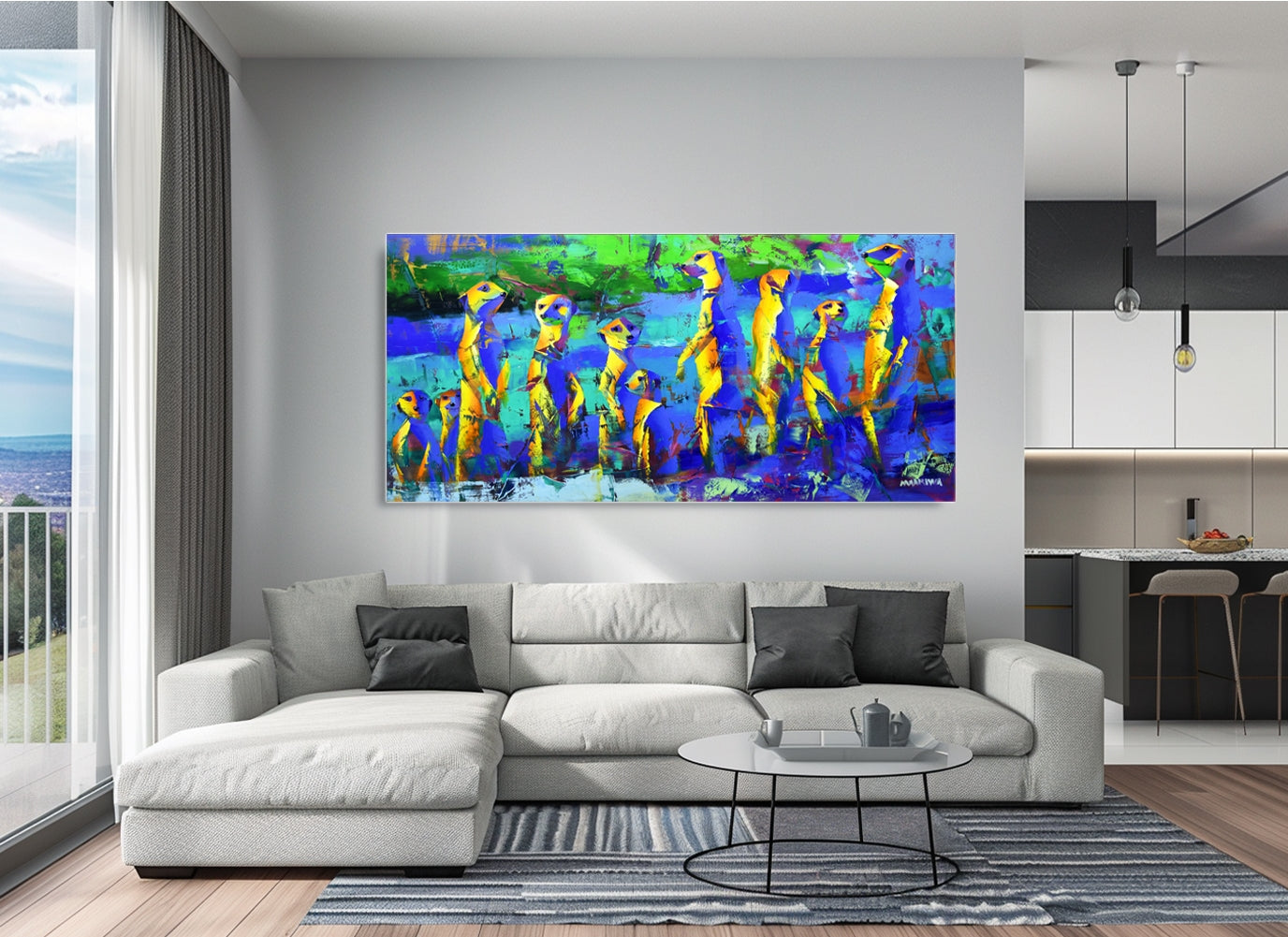 All Good In Our World 80x170cm Oil On Canvas